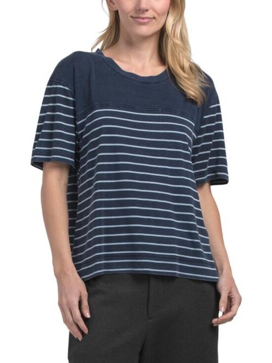 Jane and Delancey Tops - JANE & DELANCEY Wide Strap Tencel Blend Jersey Tee